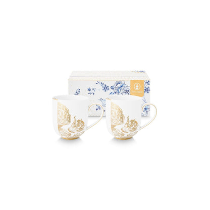 2er Set PIP Studio Tassen Large Royal White