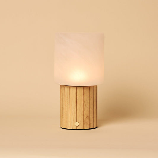Ingmar Hellbraune wiederaufladbare Tischlampe
