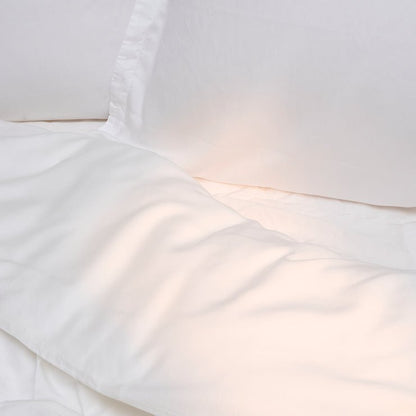 Tencel ™ Twill Kissenbezug weiß