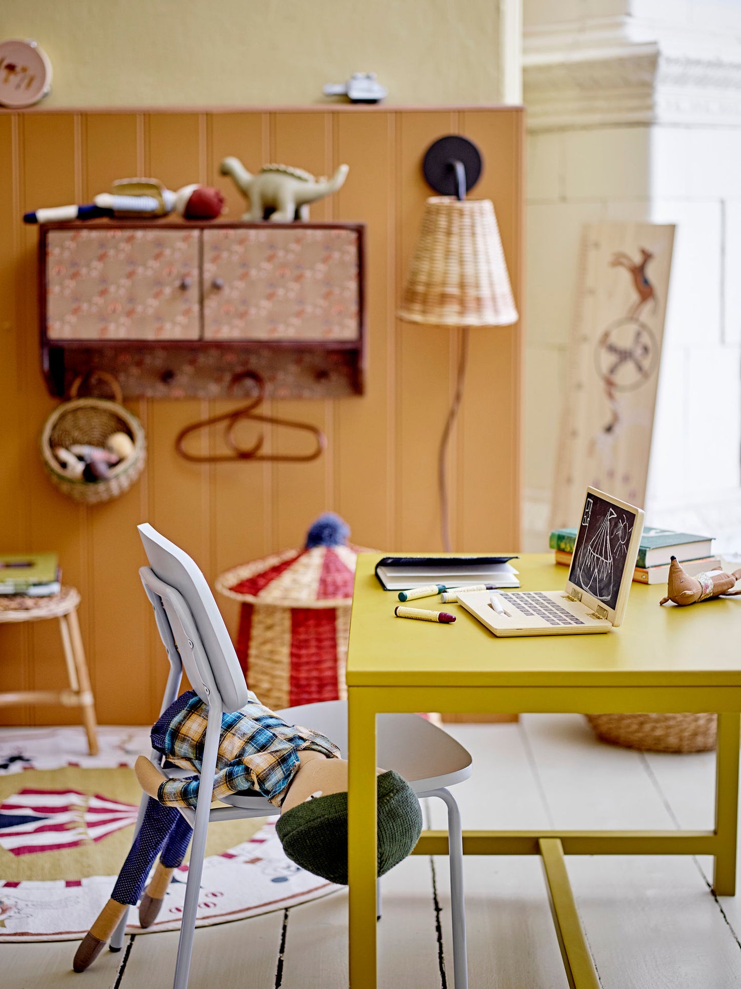 Bloomingville MINI Aranya Aufhänger, Braun, Rattan