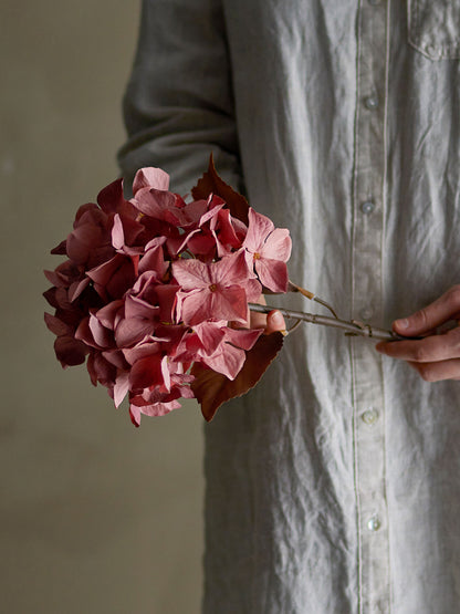 Bloomingville Hydrangea Stiel, Rose, Künstliche Blumen