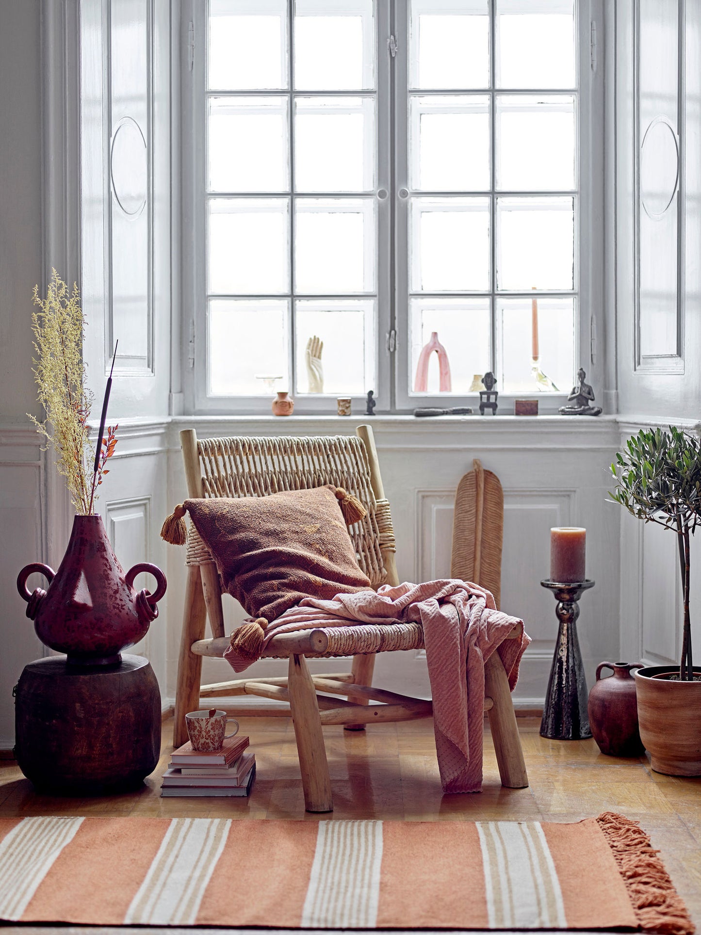 Bloomingville Ruthy Loungesessel, Natur, Teakholz