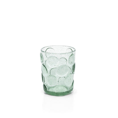 Das Frosted Dot Wasserglas – Aqua