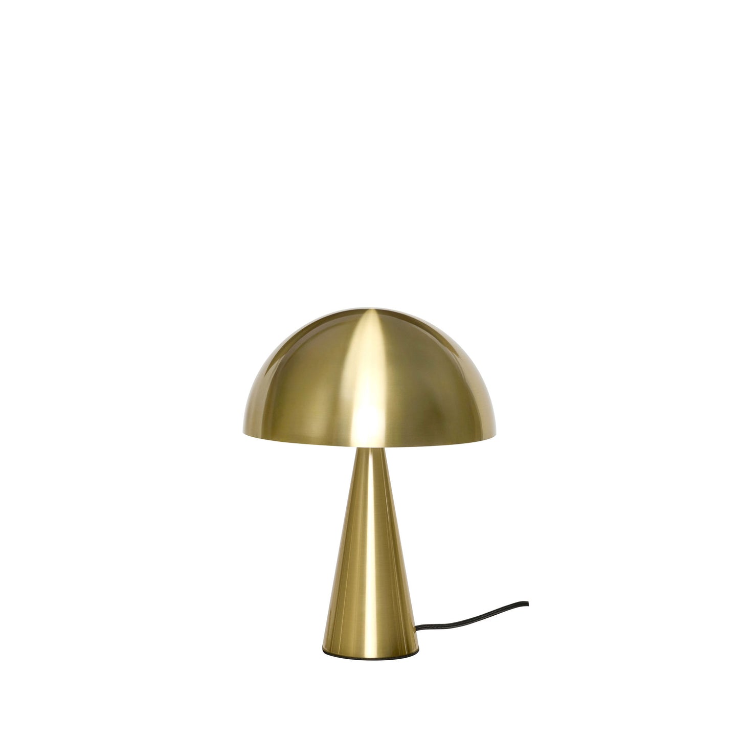 Hübsch Mush Tischlampe Mini Messingfarben