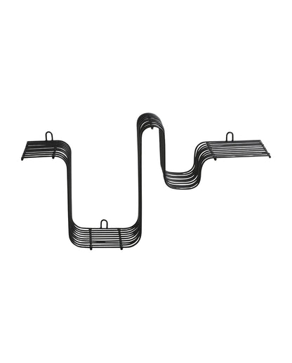 Nordal BRAVA shelf - black finish