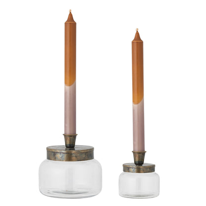 Bloomingville Jaquelin Kerzenhalter, Brass, Glas