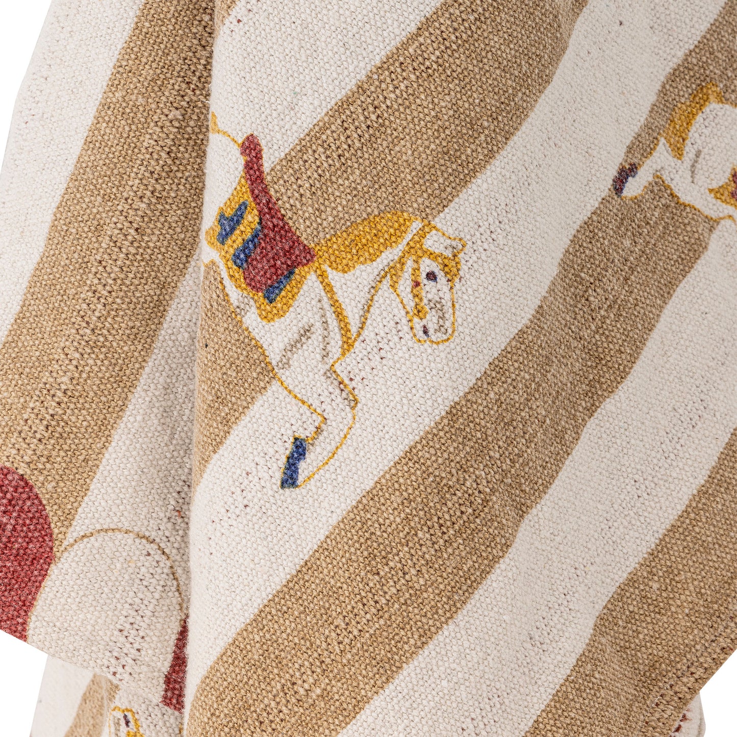 Bloomingville Merry-go-round Decke, Bunt, Recycelte Baumwolle