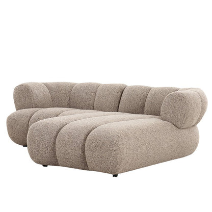 Sofa New York 2,5-Sitzer (rechte Lounge) Sand Bouclé