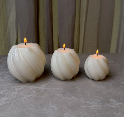 Round Candles | 3er Set