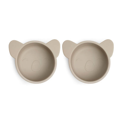 Rosa Silikon-Snackbox klein 2er-Pack