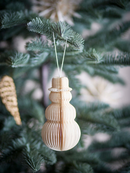 Bloomingville Felip Ornament, Weiß, FSC® Mix, Papier