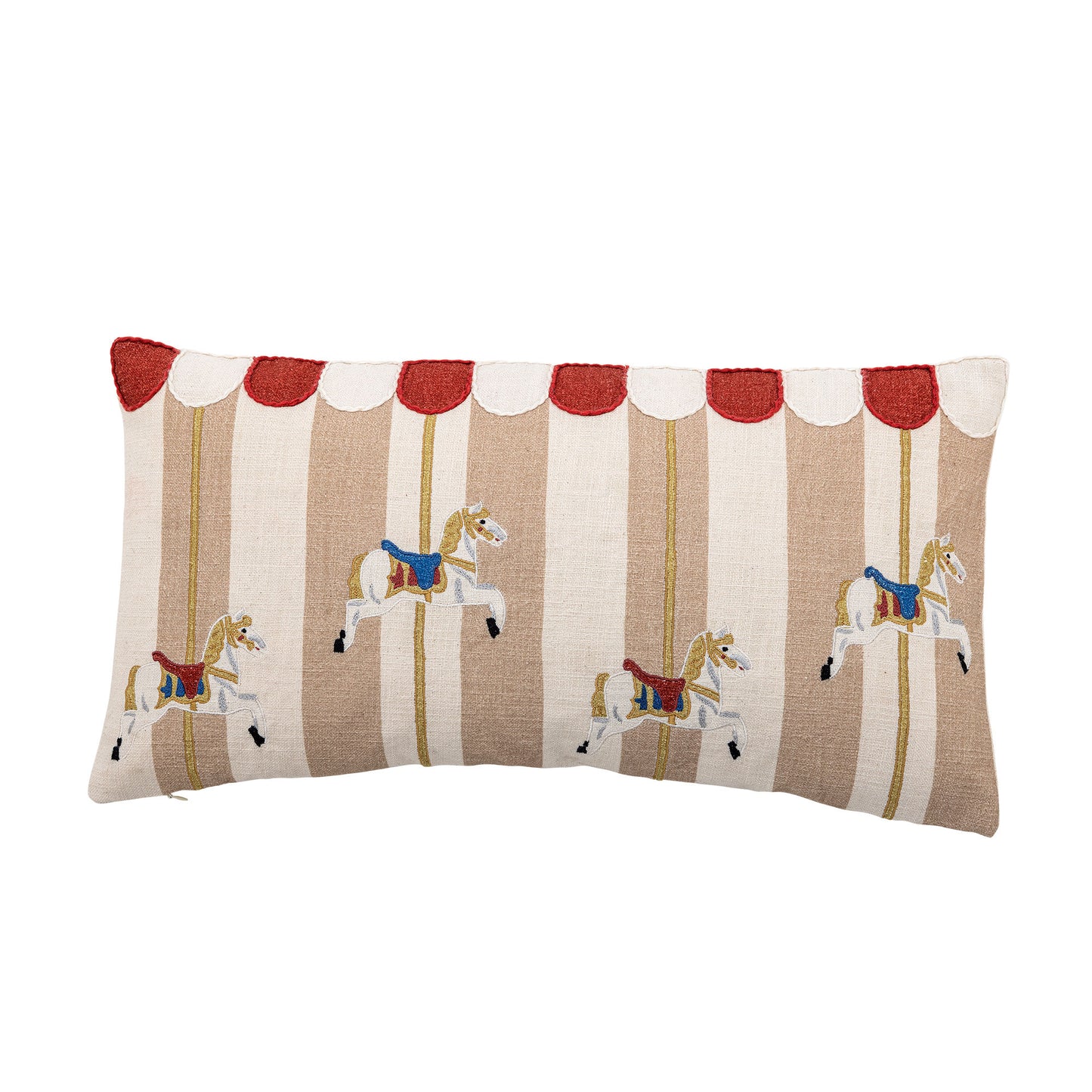 Bloomingville Merry-go-round Kissen, Bunt, Baumwolle