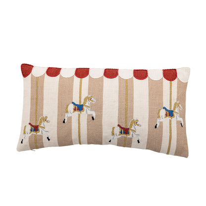 Bloomingville Merry-go-round Kissen, Bunt, Baumwolle