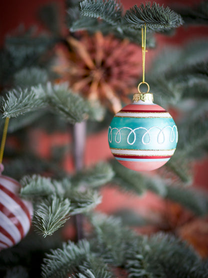 Bloomingville Kota Ornament, Bunt, Glas