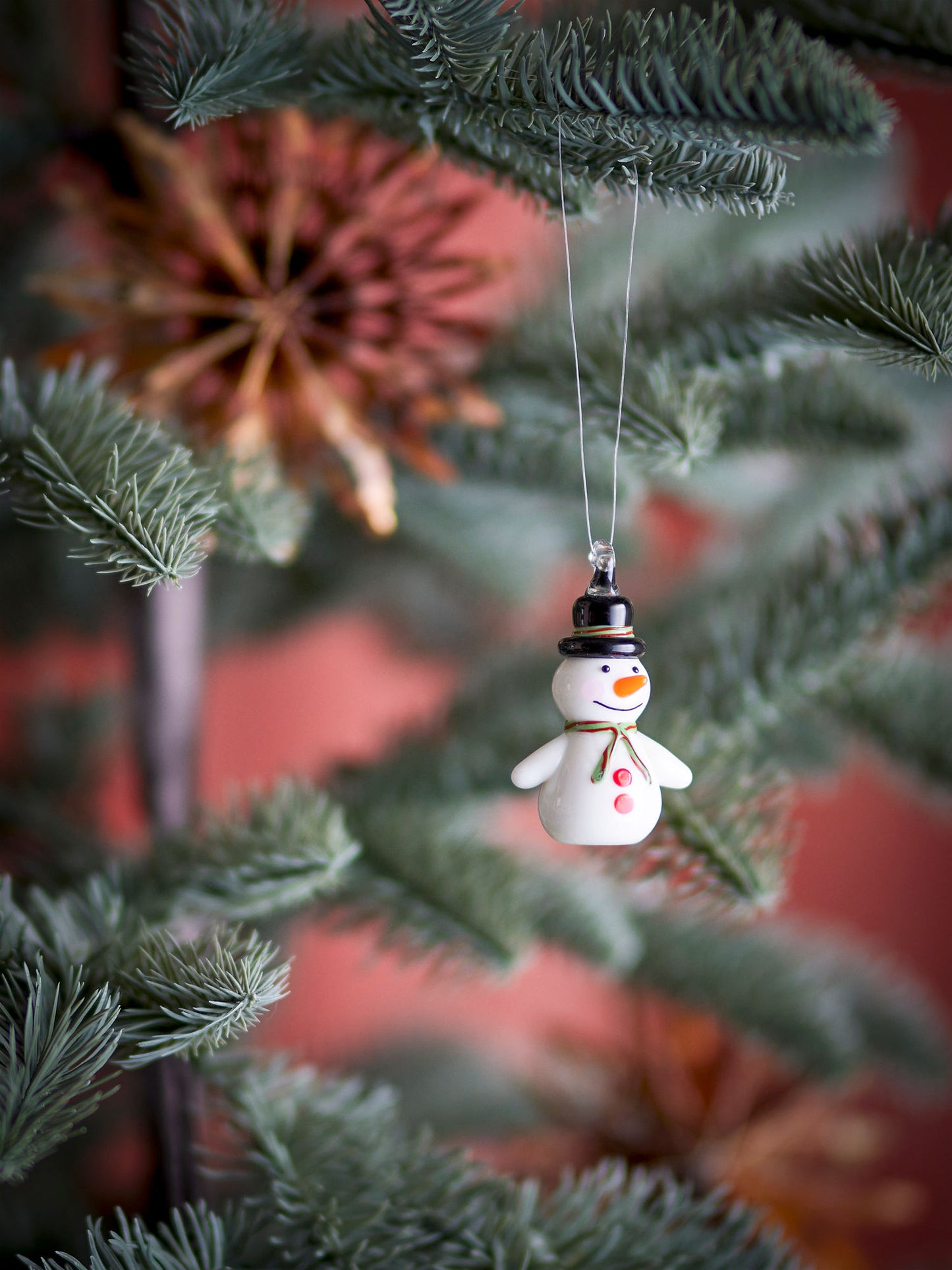 Bloomingville Festive Ornament, Weiß, Glas