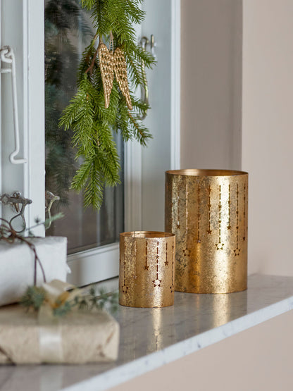 Bloomingville Mista Teelichthalter, Gold, Metall