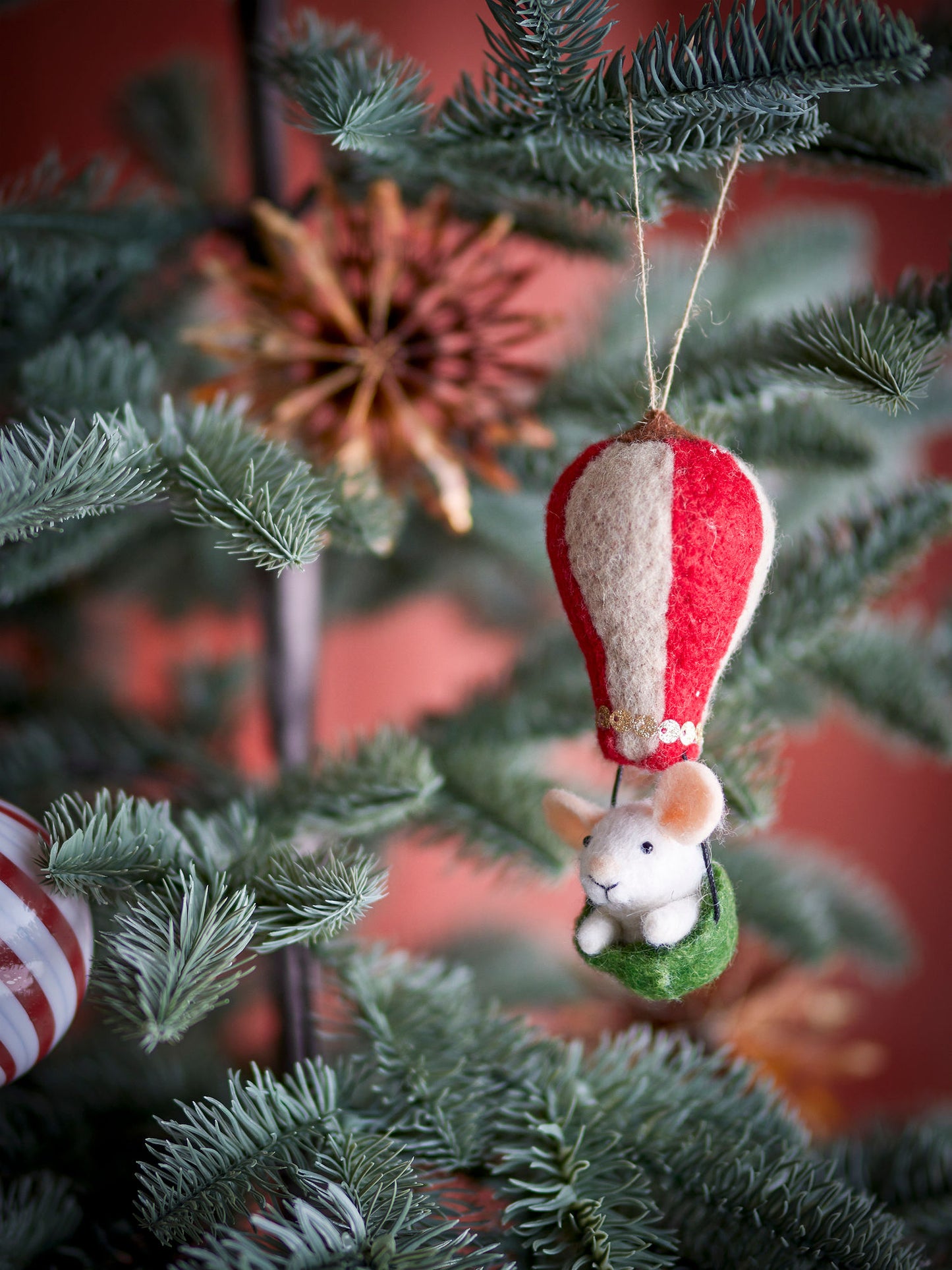 Bloomingville Peo Ornament, Bunt, Wolle