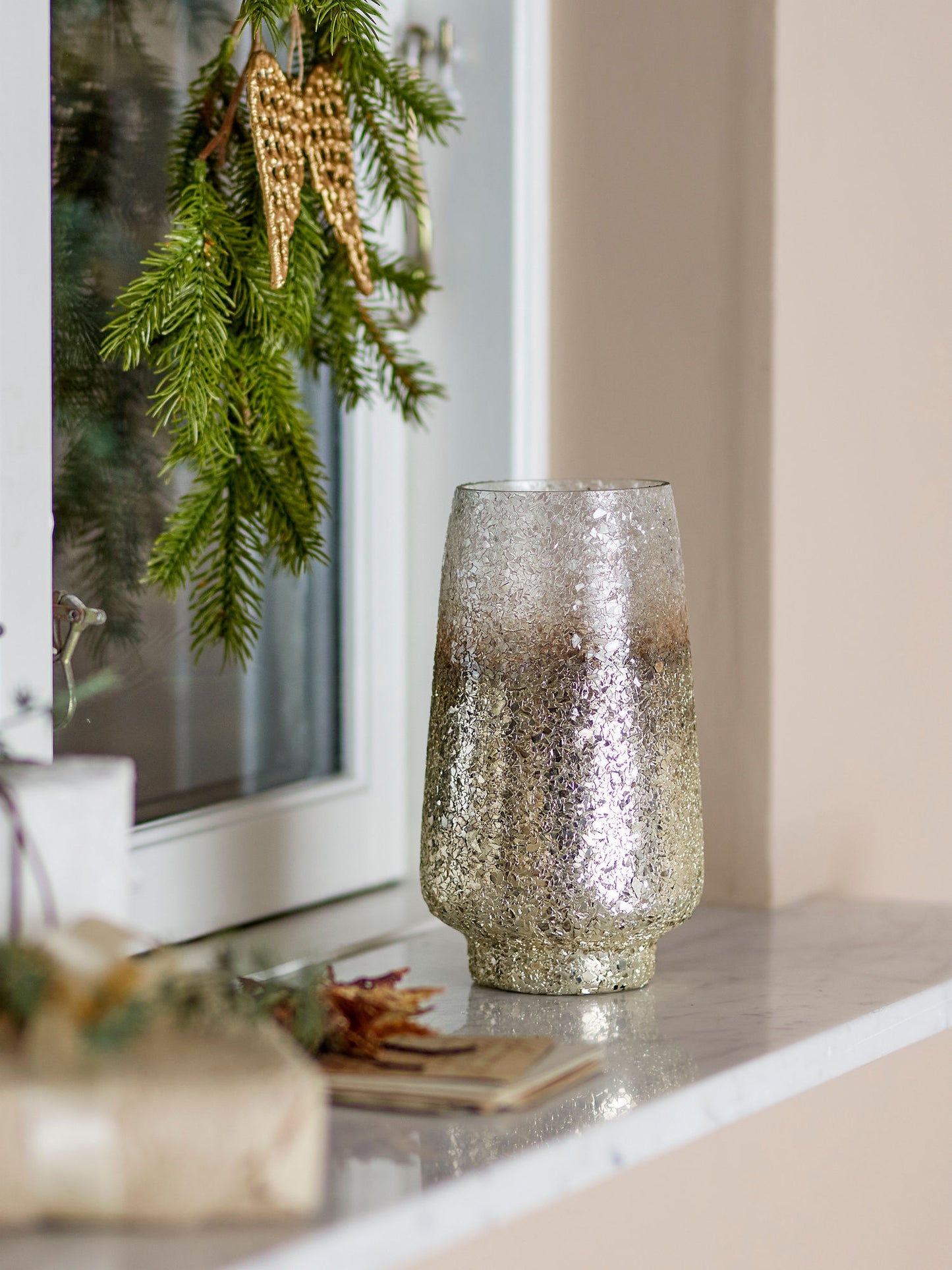 Bloomingville Lucina Teelichthalter, Silber, Glas