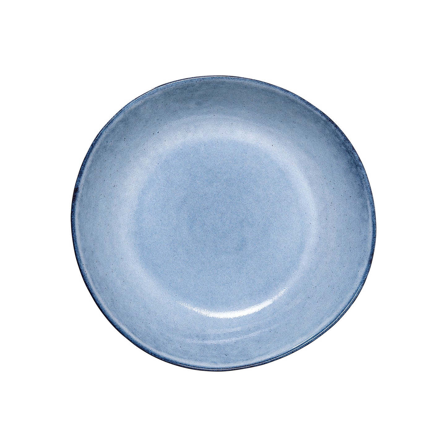Bloomingville Sandrine Teller Tiefer, Blau, Steingut