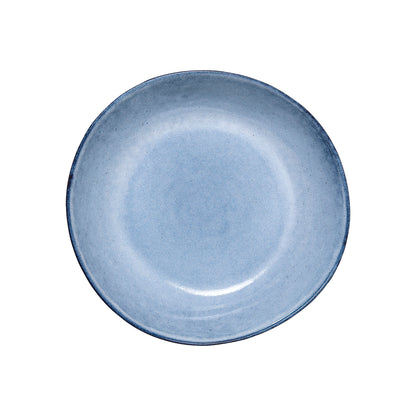 Bloomingville Sandrine Teller Tiefer, Blau, Steingut