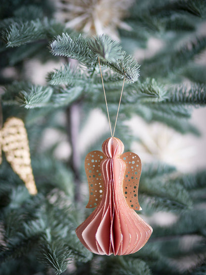 Bloomingville Ingi Ornament, Rose, FSC® Mix, Papier