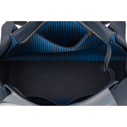 Filou Shoulderbag Large Bodhi Flower Blue 40x15.5x28cm