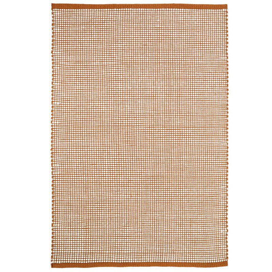BERGEN CARAMEL XS moderner Wollteppich