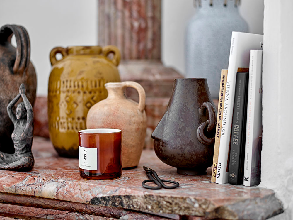 Bloomingville Tarun Deko-Vase, Braun, Steingut