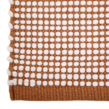 BERGEN CARAMEL XS moderner Wollteppich
