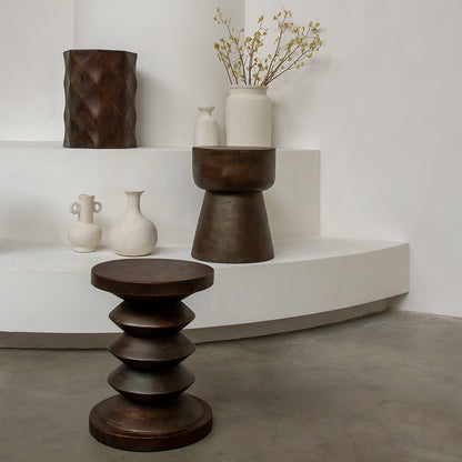Pacific Collection Hocker aus Mangoholz