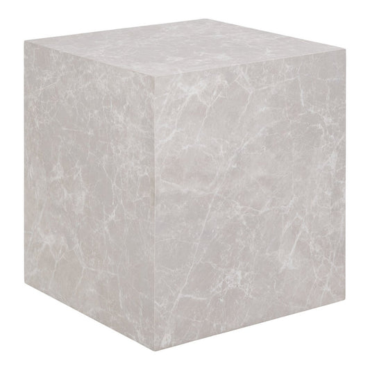 Quadratischer Beistelltisch - Beige 40x40x45cm