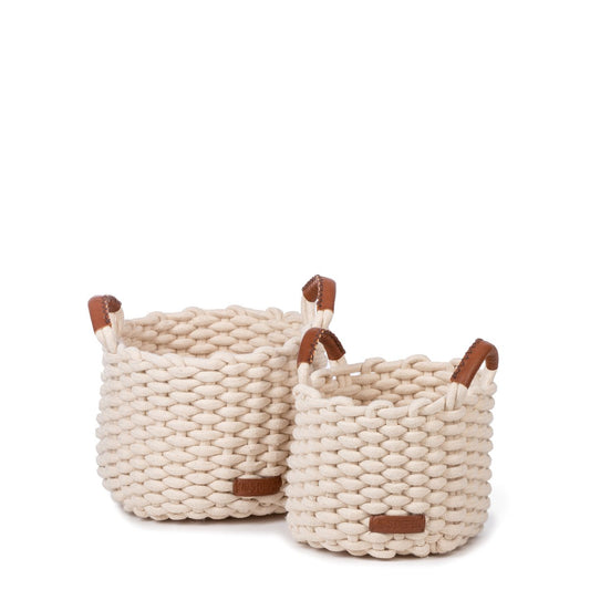 Korbo Korb M weiß, 2er Set