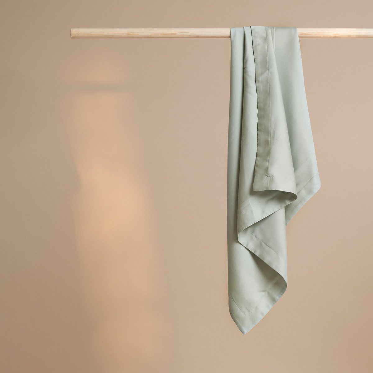 TENCEL™ – Satin-Kissenbezug, Graugrün