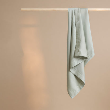 TENCEL™ – Satin-Kissenbezug, Graugrün