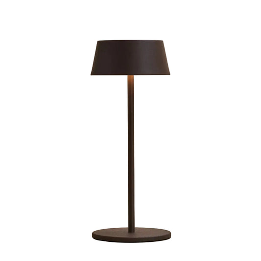 Hugo Mokkabraune wiederaufladbare Tischlampe | Stilvoll, dimmbar und kabellos