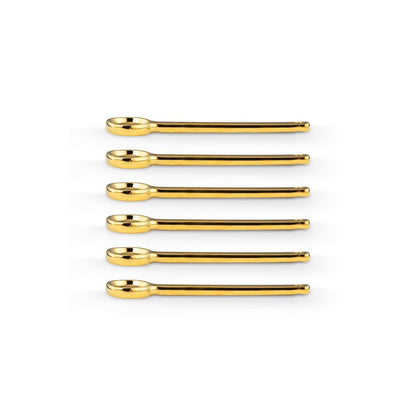 6er Löffelset Gold Small
