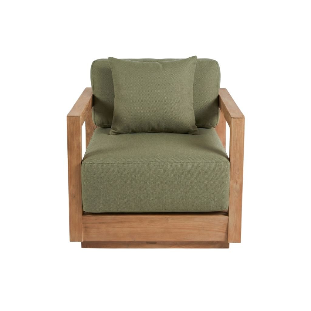 Umalas Einsitzer Sofa - Outdoor - Grüne Alge