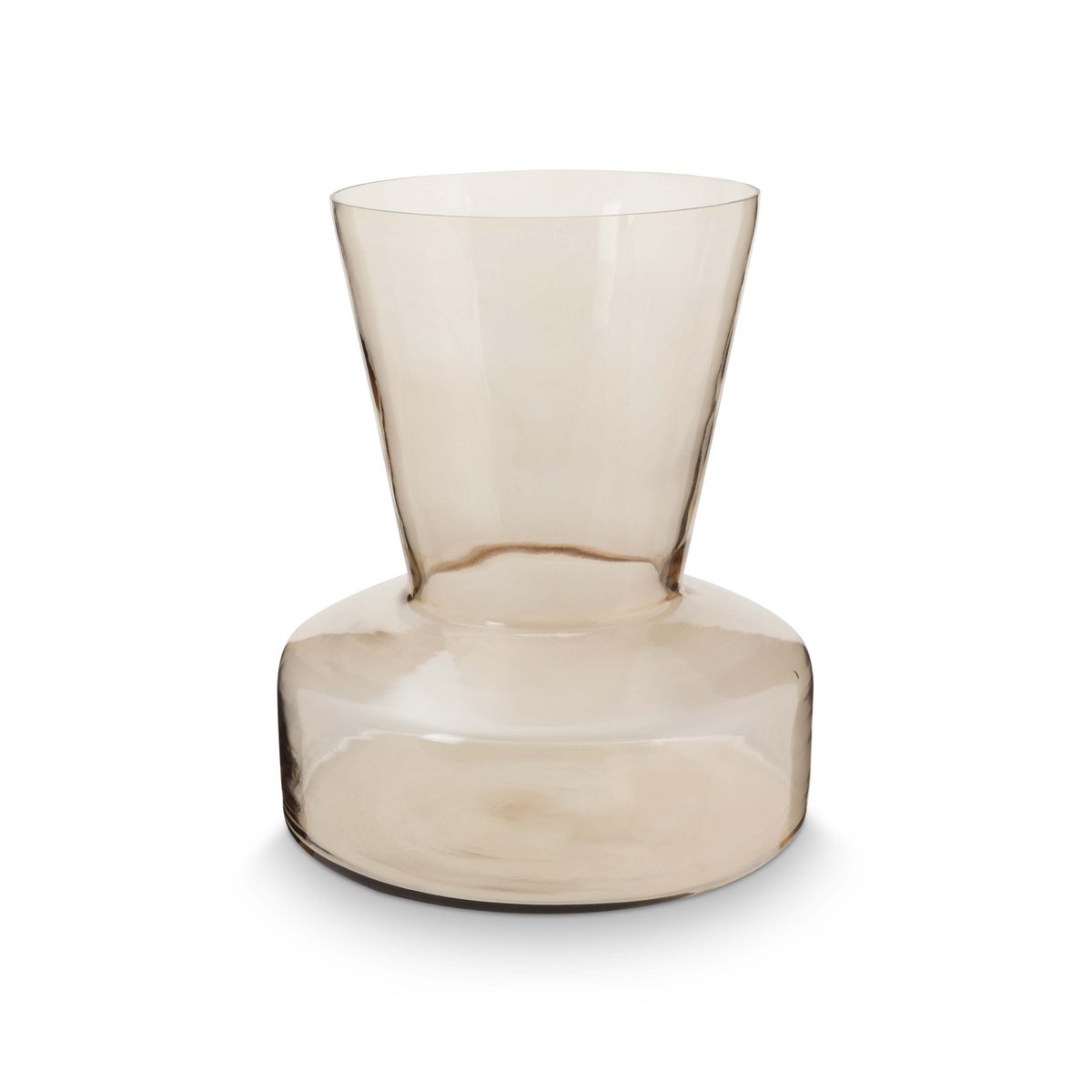 Vase Glass Mirre Sand Trumpet Large