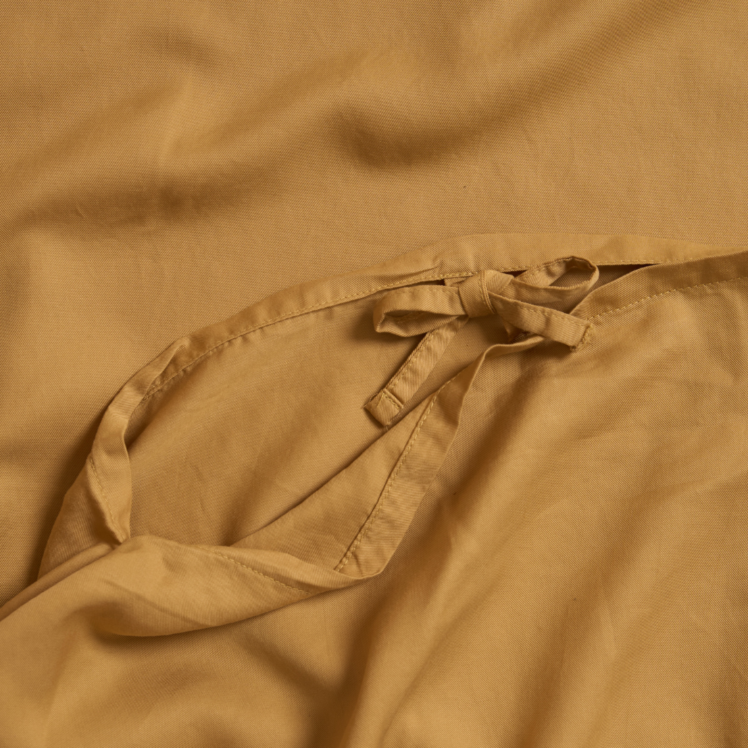Kinder - TENCEL™ Twill Bettbezug ockergelb
