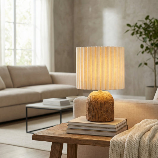 Tischlampe Braun