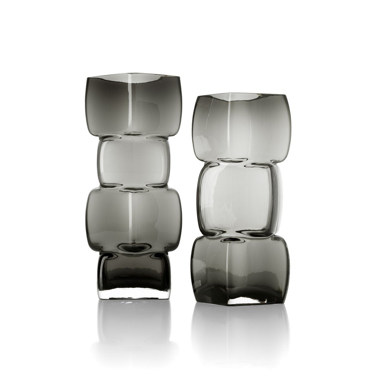 The Cubes Vase - Dunkelgrau - M