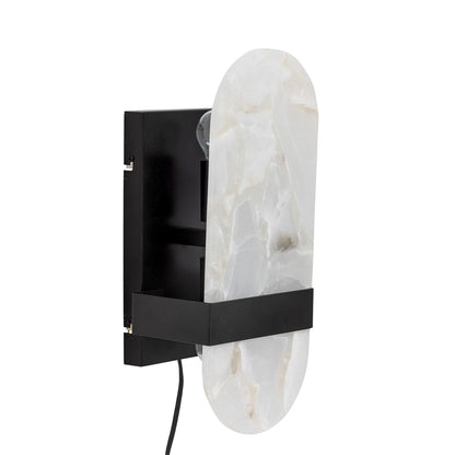 Bloomingville Taco Wandleuchte, Weiß, Alabaster