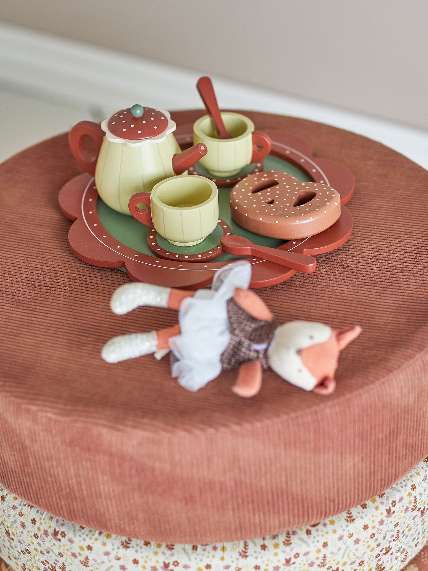 Bloomingville MINI Bette Spielset, Küche, Braun, FSC®100%, MDF