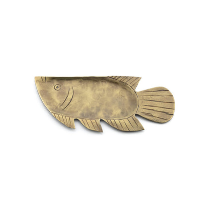 Tablett in gold, Messing  - m