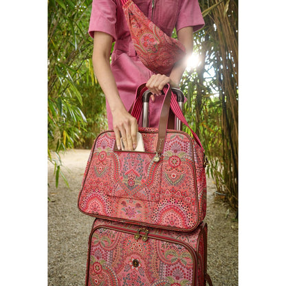 Tovy Weekend Bag Small Jabali Red 40x15x30cm