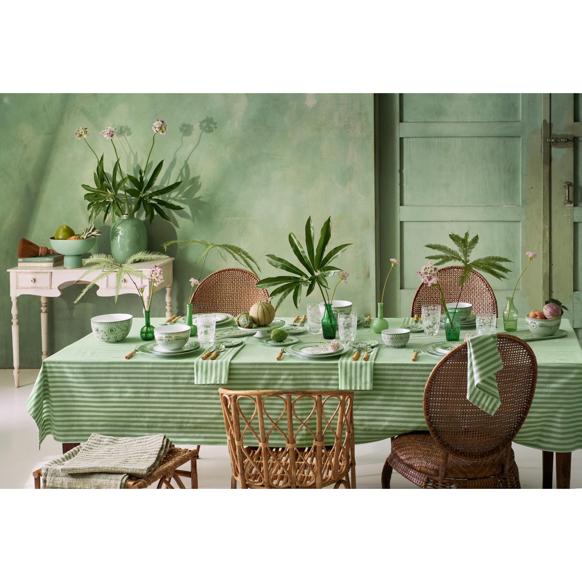 Pip Studio Royal Etagere 3 stöckig Lily & Lotus Light Green