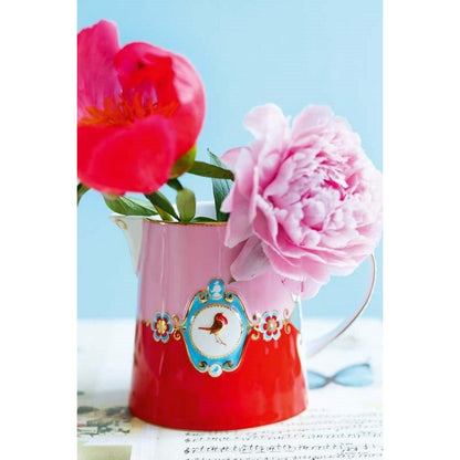 Pip Studio Teekanne Love Birds Medallion Red-Pink 1.3ltr