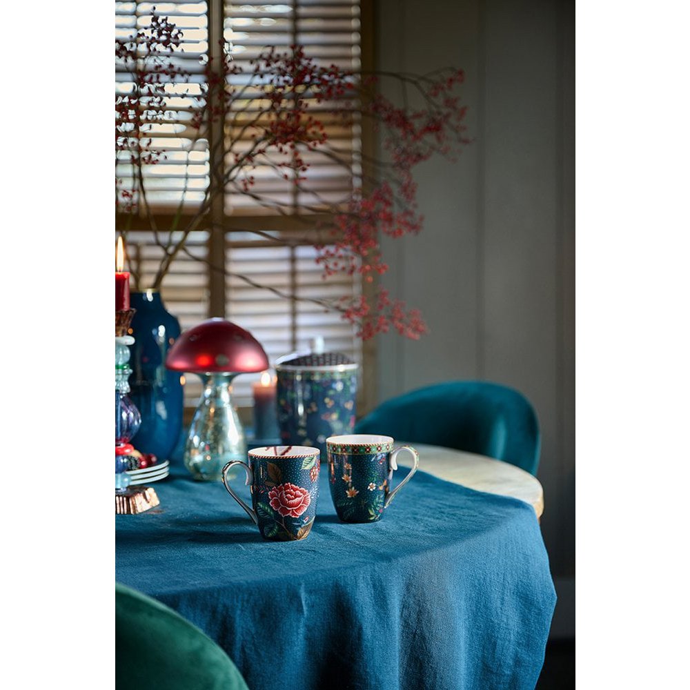 PIP Studio 3er Geschirrset Teller, Schüssel, Tasse Berry Blues