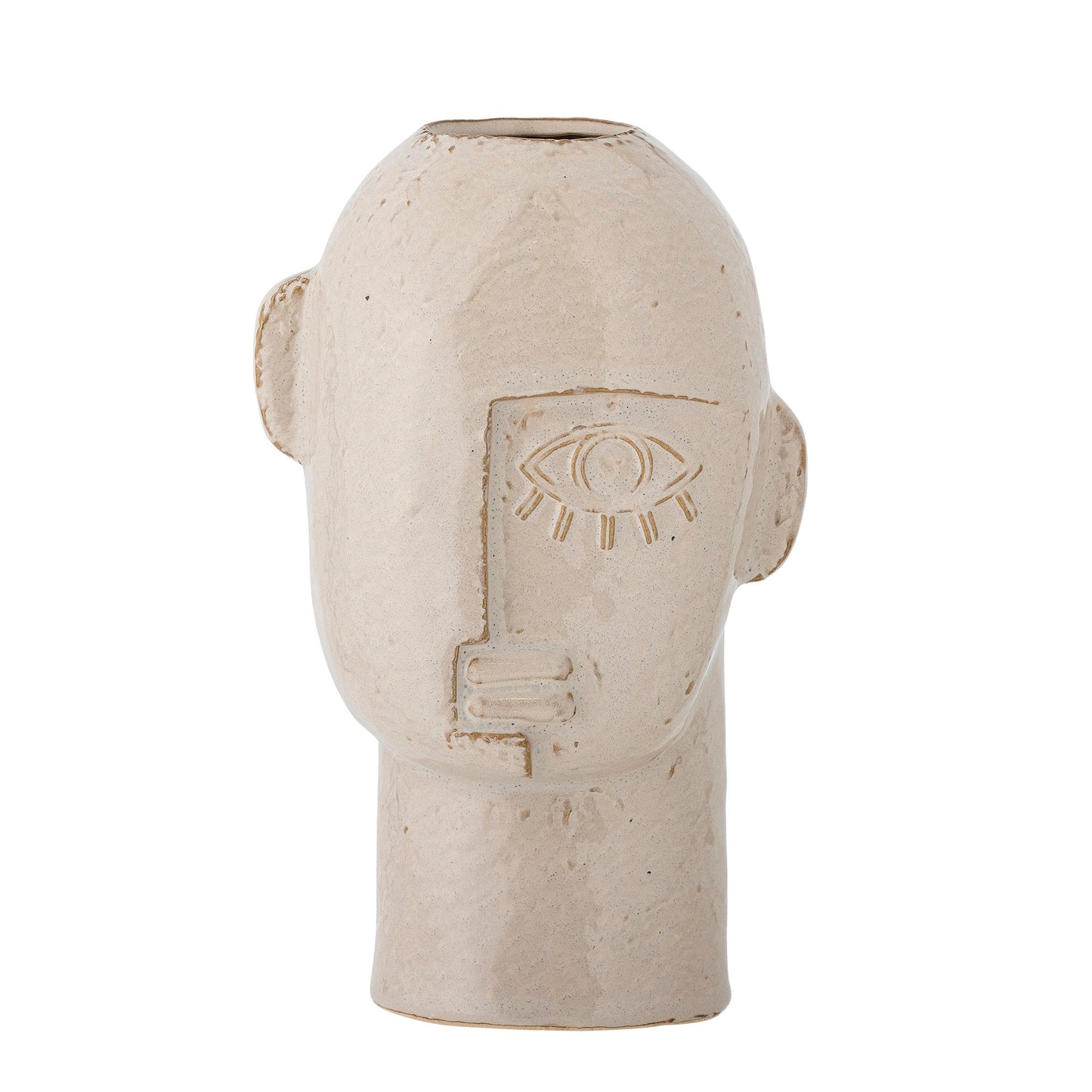 Bloomingville Lizzie Vase, Natur, Steingut