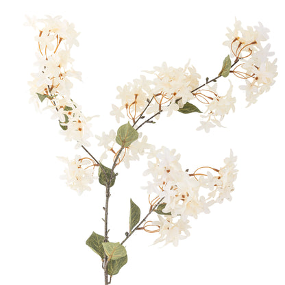 Bloomingville Myrtle Stiel, Weiß, Künstliche Blumen